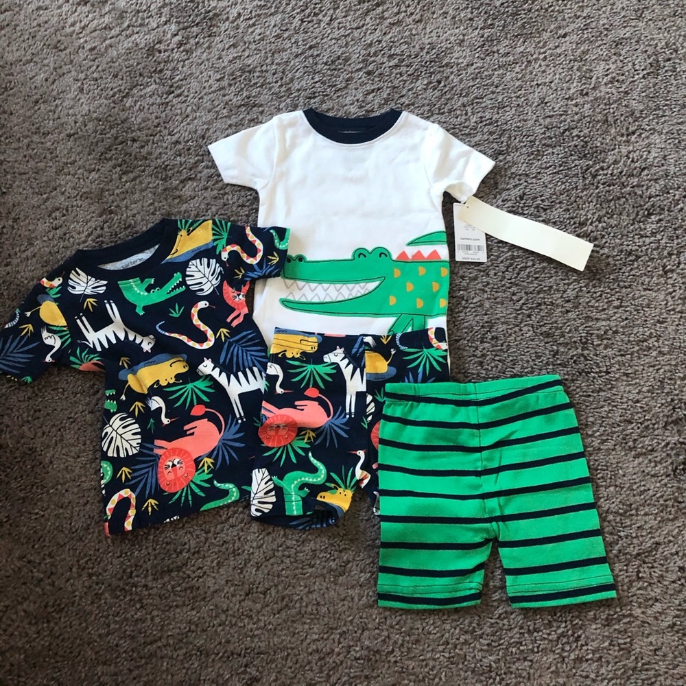 Alligator mix and match boys short set